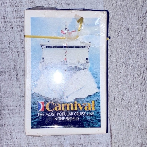 Carnival cruise playing cards new in package - Picture 2 of 4